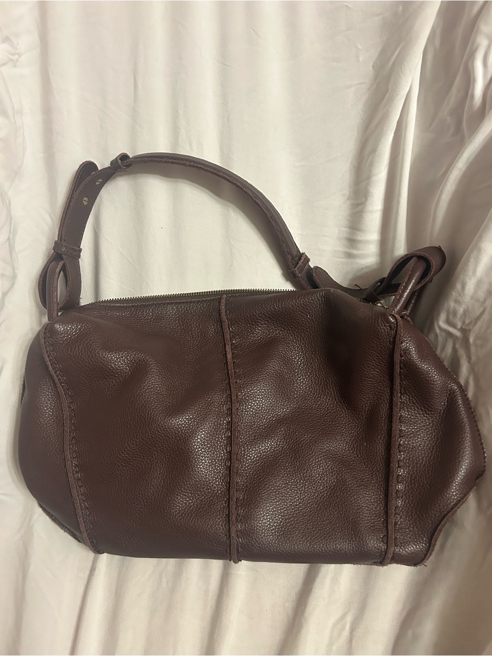 The Sak Classic Brown Leather Shoulder Bag - Women